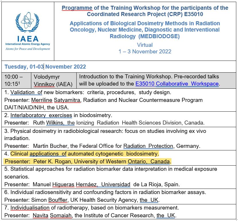 Presentation to Radiation Oncologists and Latin American Radiation Dosimetry Association. Virtual talks on Nov 1. Questions on Nov 3 sponsored by IAEA.